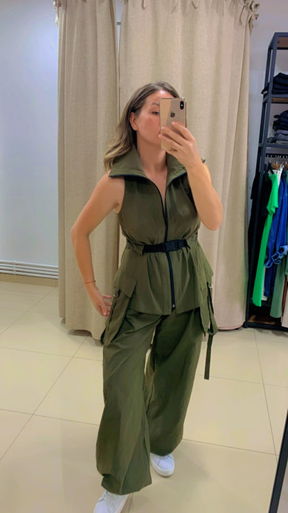 Paraşüt Kumaş Haki Takım