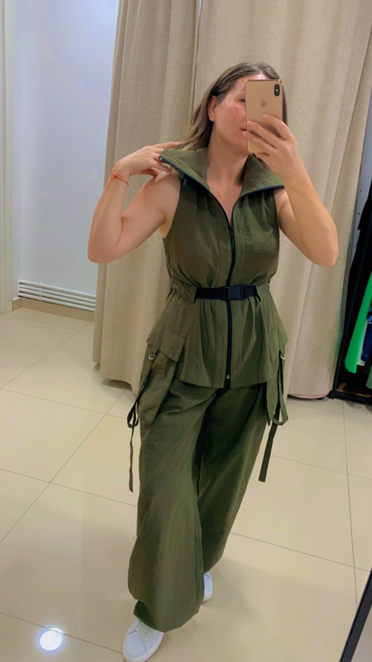 Paraşüt Kumaş Haki Takım